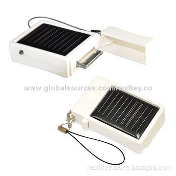 Solar power bank charger for iPhone, iPod, iTouch, 4/4G/4S/3G & Nano/unique design and high quality